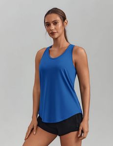 Débardeur pour femmes en spandex/polyester de qualité supérieure, sans manches, décontracté, été, écologique, séchage rapide, doux, respirant, tissu jersey extensible - Product Image 1