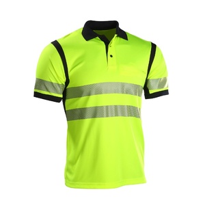 Chemises Polo de Travail Haute Visibilité pour la Construction, Séchage Rapide, Manches Courtes, Logo Personnalisé, Vente en Gros - Product Image 1