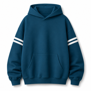 Nouveauté 2024 Sweat à capuche en coton de haute qualité personnalisé, taille plus, couleur unie, sweat à capuche thermique sportif pour homme - Product Image 2