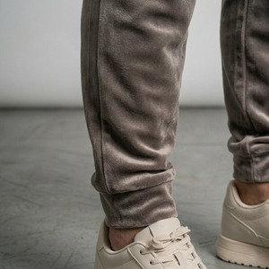 <b>Men</b> <b>Thermal</b> Velvet Tracksuit Set Zip up Hoodie Jogger Pants Soft Velour Streetwear Casual Outfit 100% Polyester - Product Image 5