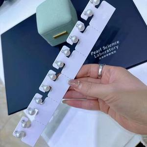 Natural Freshwater <b>Pearl</b> <b>Earrings</b> Ice Queen White Translucent Pink Luster Strong Light Flawless Elegant Ice Queen <b>Pearl</b> <b>Earrings</b> - Product Image 3