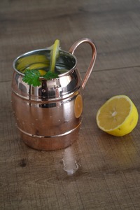 Metal Original and Pure Copper Mug Handmade High Quality Copper Mug for <b>Drinkware</b> Hotel Bar Home School Copper Mug - Product Image 2