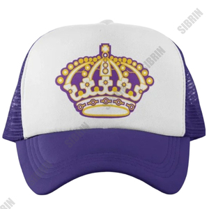 Gorra Trucker Sibrin Personalizada Premium Vintage de los Kings de Los Ángeles, Ajustable, para Ciclismo al Aire Libre, Transpirable - Product Image 1