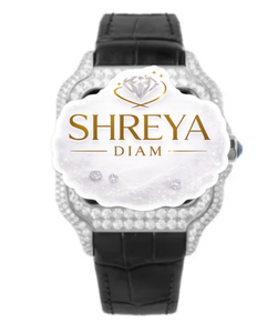 Reloj de Lujo para Hombre Shreya Diam, Acero Inoxidable, 41 mm, Cristal de Zafiro, Movimiento Mecánico Analógico, Luminoso, Correa Plegable de 20 mm - Product Image 5