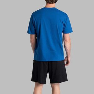 T-shirts pour hommes surdimensionnés à manches courtes, imprimés sur mesure, style mode décontracté, sérigraphiés, avec bordure contrastante - Product Image 3