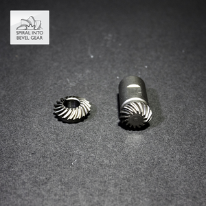 เฟืองเหล็กเกลียวขวาแบบกำหนดเองได้ ได้รับการรับรองมาตรฐาน ISO9001 ผลิตในไต้หวัน ของแท้ใหม่ คุณภาพสูง สำหรับชิ้นส่วนเครื่องจักรกล - Product Image 4