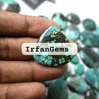 Turquoise tibétaine naturelle, pierres précieuses en vrac, formes et tailles variées, cabochons en turquoise tibétaine, lot de pierres précieuses en vrac pour la fabrication de bijoux