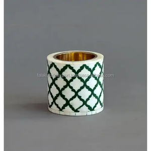 Precioso juego de quemador de incienso de madera hecho a mano con incrustaciones de madreperla características eléctricas para árabe Medio Oriente Bakhoor para Ramadán - Product Image 3