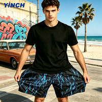 Shorts de jogging LAYENNE de qualité supérieure, confortables, style urbain, effet froissé, respirants, personnalisables avec logo, pour les loisirs