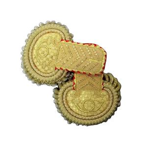 Epaulettes Personalizadas para Uniformes, Bordado en Tela de Latón, con Logotipo Personalizado y Servicio OEM - Product Image 1