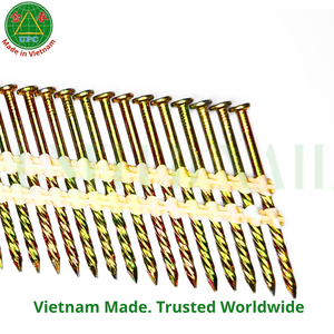 2-3/8" x 0.113 5000pcs Plastic Strip <b>Nails</b> with Smooth Shank and Checkered Head Style Made in Vietnam | Clavos en tira plástica - Product Image 4