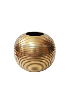 Brass Moroccan Modern Wedding <b>Matt</b> Flower Vase Handmade Tabletop Planter High Expenditure Royal India - Product Image 6