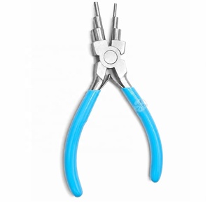 Pince à bijoux 6 en 1 pour la fabrication de anneaux de jonction, de boucles de fil et de créoles, avec fonction de pliage de fil et de pince à bec rond - Product Image 2