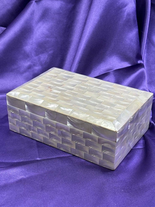 Mother of Pearl and Inlay Jewelry Case Storage Box Jewellery Decorative Box by blossom craft india - Product Image 6