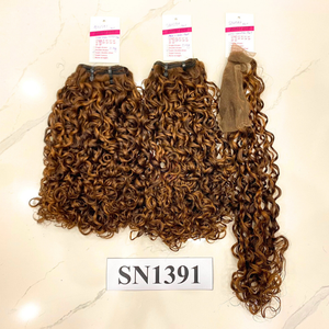 Pelucas de Cabello Humano de Alta Calidad, Super Double Drawn, Ondulado y Húmedo, para Mujeres Negras, Hermosas - Product Image 2