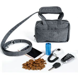 Borsa Elegante per lo Smaltimento dei Rifiuti degli Animali Domestici con Porta Guinzaglio e Dispenser per Sacchetti Igienici - Product Image 2