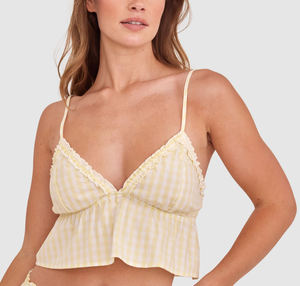 Conjunto de Pijama para Mujer, Top Corto con Tirantes Finos y Volantes, y Pantalones Cortos, 2 Piezas, Ropa de <span class=keywords><strong>Dormir</strong></span> Suave y Transpirable para el Verano y el Descanso Diario - Product Image 3