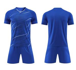 High Quality Soccer Uniform Kits for Children Customizable Blue <b>Black</b> Green Red Sublimation Factory Shipped Football Wear - Product Image 5