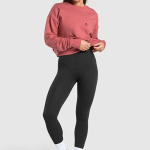 Sudadera Vintage de Cuello Alto para Mujer, Oversize, Manga Larga, Algodón, Casual, Moda Otoño 2026 - Product Image 2