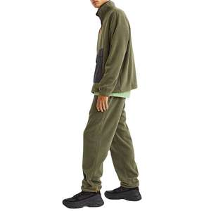 Prix de gros : Survêtement élégant avec veste à quart de zip et pantalon assorti, respirant, décontracté, design unique - Product Image 2