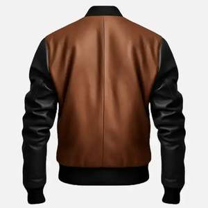 Wholesale Price Elegant Looking Stylish Leather Jacket Made With High Quality Material Available in Reasonable Prices - Product Image 2