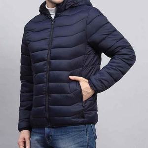 High Quality OEM Custom <b>Down</b> Coat Men's Puffer Jacket Professional Manufacturer Polyester Nylon High Street Style Jackets - Product Image 2