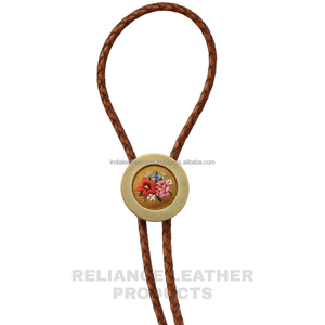 Cordón de Cuero Trenzado Marrón Oscuro Mate de 3mm, Grado de Exportación, Proveedor de Cuero Genuino de la India - Product Image 4