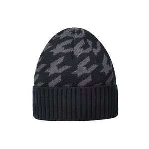 Unisex <b>Beanie</b> <b>Hat</b> Stylish Knitted Design Warm Fabric Comfortable Fit Suitable For Winter Casual Outfit - Product Image 1