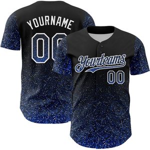 Maillots de baseball personnalisés à dégradé respirants à boutons personnalisables pour hommes, femmes, jeunes et garçons pour les uniformes d'équipe - Product Image 4