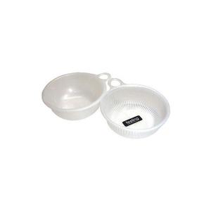 Inomata Mini ciotola bianca e colino Set per filtrare e conservare gli ingredienti alimentari - Product Image 1