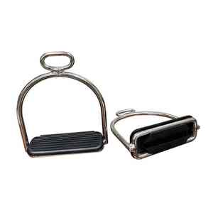 Durable Iron Horse Riding Stirrups Rust Resistant Heavy Duty Anti Slip Design Stable Foot Support Equestrian Training Equipment - Product Image 5