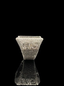 Anillo de Diamantes de Lujo para Hombre, Estilo Hip Hop, VVS Moissanite, Plata de Ley 925, Diseño Iced, para Moda y Celebraciones - Product Image 4