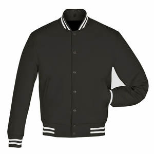 Chaqueta Varsity Personalizada con Bordado de Camuflaje y Dibujos Animados, Chaqueta de Invierno de Lana Premium para Hombre, Precio de Fábrica OEM - Product Image 2
