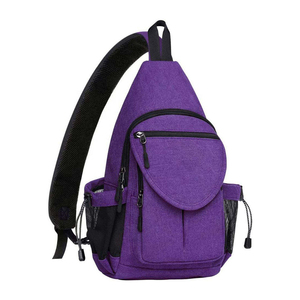 Sac bandoulière de sport durable de haute qualité, nouvelle tendance populaire avec fermeture éclair, en toile personnalisable - Product Image 2