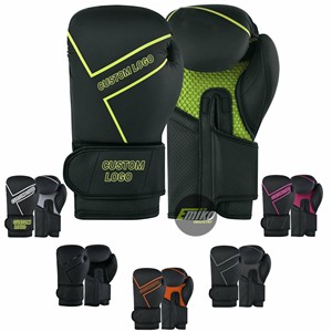 Professional Fighting Gloves Genuine Leather Multi Layer Shock Absorption Padding For High Intensity Work And Sparring - Product Image 6