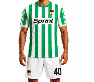 Conjuntos de Uniformes de Fútbol de Jersey de Spandex/Poliéster, Diseño sin Mangas, Cuello en V, Cintura Elástica, Nombre del Equipo Personalizado, Marca Dry Wear, Unisex para Adultos - Product Image 1