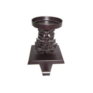 Hot Sale Wood Base Aluminium Top Christmas <b>Stocking</b> <b>Holder</b> For Hanging Decorative Use Xmas <b>Stocking</b> <b>Holder</b> With Silver Tree Top - Product Image 5