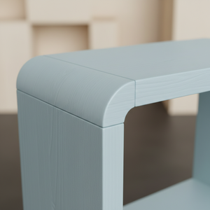 Estantería de exhibición de 3 niveles, estantería de almacenamiento, unidad de estantería abierta sin respaldo, estantería ecológica, muebles modernos para el hogar - Product Image 4