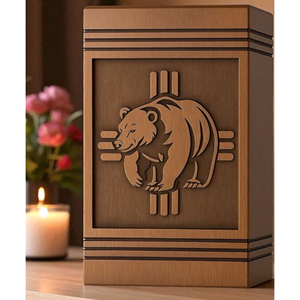 Custom Engraved Wooden Resin Urn Box: Pet/Human <b>Memorial</b> <b>Keepsake</b> urn <b>Memorial</b> <b>Keepsake</b> by AYAANS - Product Image 4