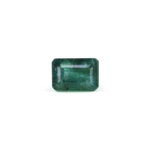 Natural Zambian Emerald 5.75 Carat Loose Gemstone Emerald Cut Green for Fine Jewelry - Product Image 1