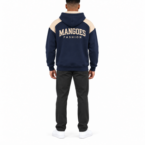 Customizable High Quality Men's Heavyweight 100% Cotton Fleece Pullover <b>Hoodie</b> Winter Solid Pattern Quick Dry Breathable - Product Image 3