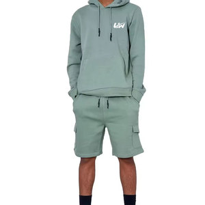 New Arrival Men Hoodie <b>Shorts</b> <b>Set</b> Latest Design Comfortable Lightweight Casual Wear Two Piece <b>Set</b> For Online Sale - Product Image 1