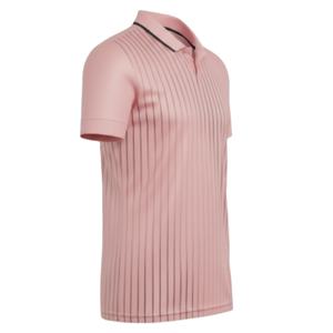 Camisa Polo a Rayas Verticales para Hombre, Prenda Ligera de Manga Corta, Suministro de Fábrica - Product Image 3