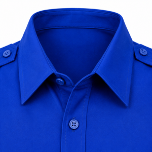 Camisa de Uniforme de Guardia de Seguridad para Hombre 2026, Venta al por Mayor, Transpirable, de Poliéster y Algodón, Manga Corta - Product Image 6