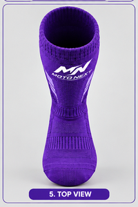 Calcetines de Diseño Personalizado de Primera Calidad, Último Modelo, Color Sólido, Altos hasta la Rodilla, Transpirables, con Patrón Sólido, Calcetines de Motocross en Venta - Product Image 3