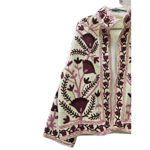 Meilleure qualité TNT Suzani broderie Unique Floral Design femmes veste cadeau pour elle confortable Durable veste style bohème fit - Product Image 2