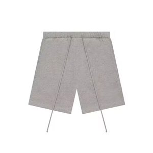 Pantalones Cortos Deportivos de Algodón Pesado de Cintura Media para Hombre, de Alta Calidad, Elásticos, Casuales, Sólidos, Ecológicos, de Secado Rápido y Transpirables - Product Image 3