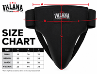 Protection Abdominale et Inguinale Premium en Cuir de Vachette Valana Sports Wear pour le Sport