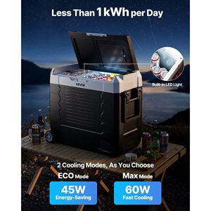 Frigorifero Elettrico a Compressore DC 12/24V AC100-240V da -4F a 68F per Auto e Camion con Controllo APP a 68F - Product Image 5