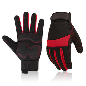 Guantes de Trabajo de Cuero de Calidad Profesional, Resistentes a Impactos, para Mecánicos, Protección de Manos, Guantes de Seguridad Laboral - Product Image 2